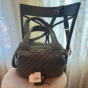 MZ Wallace Sutton Pine Oxford Medium Bag
